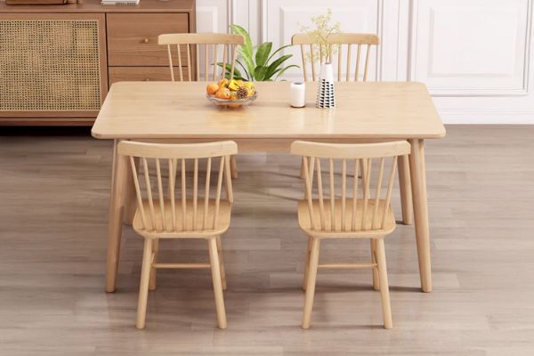 Picture of WINDSOR 120/130/140/150 5PC Solid Wood Dining Set