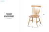 Picture of WINDSOR 120/150 5PC Solid Wood Dining Set