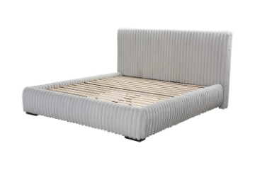 Picture of HILLSDALE Fabric Bed Frame in Super King Size (Grey) 
