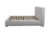 Picture of HILLSDALE Fabric Bed Frame in Super King Size (Grey) 