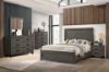 Picture of (FLOOR MODEL CLEARANCE) ROMNEY Queen Size Bed Frame (Grey) 