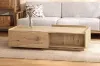 Picture of SACHA 110 2-Drawer Rectangle Coffee Table (Oak Colour)