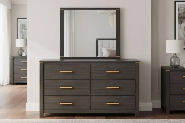 Picture of GLINDA 6-Drawer Dresser with Mirror