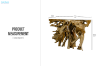Picture of TAKARA 120 Handcrafted Teak Root Console Table