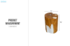 Picture of TAKARA Teak Root Cylindrical Stool/Side Table