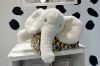 Picture of ELEPHANT H45/H70 Plush Cushion (Off-white/Brown)
