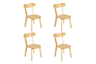 Picture of (45x48x78) RONDO Louis Style Solid Wood Dining Chair - 4 Chairs in 1 Carton