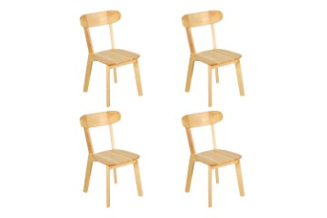 Picture of (45x48x78) RONDO Louis Style Solid Wood Dining Chair - 4 Chairs in 1 Carton