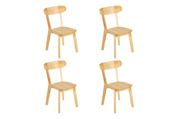 Picture of (45x48x78) RONDO Louis Style Solid Wood Dining Chair - 4 Chairs in 1 Carton