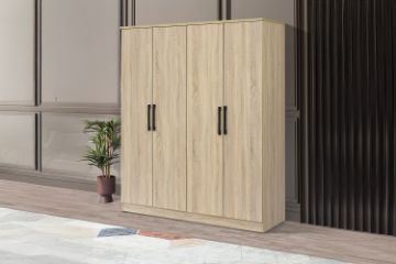 Picture of BESTA Wall Solution Modular Wardrobe System - 4-Door Wardrobe