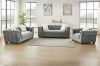 Picture of MALMO 3/2/1 Seater Velvet Sofa Range with Pillows (Grey)