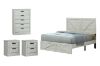 Picture of ASHLEY 4PC/5PC/6PC Bedroom Combo Set in Queen Size