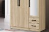 Picture of BESTA Wall Solution Modular Wardrobe System - 3-Door Wardrobe with Top Unit