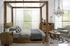 Picture of LIORA Reclaimed Pine Wood 4 Poster Bed Frame in Queen/Super King Size
