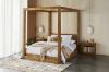 Picture of LIORA Reclaimed Pine 4 Poster Bed Frame - Super King