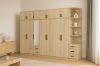 Picture of BESTA Wall Solution Modular Wardrobe - 7-Door Wardrobe with Top Unit