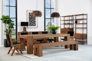 Picture of NORDWOOD 2.7M 7PC Solid Reclaimed Wood Dining Set 