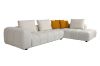 Picture of [FLOOR MODEL CLEARANCE] PADUA Chaise Facing Left Fabric Sectional Sofa (Cream)