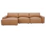 Picture of HAMMOND 100% Oil-Waxed Leather Sectional Modular Sofa - Chaise Facing Left