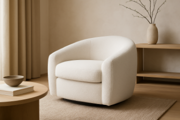Picture of  [FLOOR MODEL CLEARANCE] KIMAYA Teddy Fabric 1-Seater Sofa/Armchair/Lounge Chair 