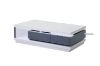 Picture of  [FLOOR MODEL CLEARANCE] HANIMONT 120 Coffee Table with LED Lights (Swivel Storage/High Gloss White Top) 