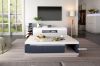 Picture of  [FLOOR MODEL CLEARANCE] HANIMONT 120 Coffee Table with LED Lights (Swivel Storage/High Gloss White Top)