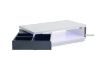 Picture of  [FLOOR MODEL CLEARANCE] HANIMONT 120 Coffee Table with LED Lights (Swivel Storage/High Gloss White Top)