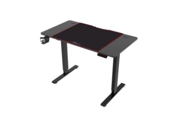 Picture of [FLOOR MODEL CLEARANCE]  MATRIX 120 Electric Height Adjustable Standing Desk with Jumbo Mouse Pad (Black)