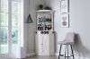 Picture of  [FLOOR MODEL CLEARANCE] LAURENT Corner Wine Cabinet 