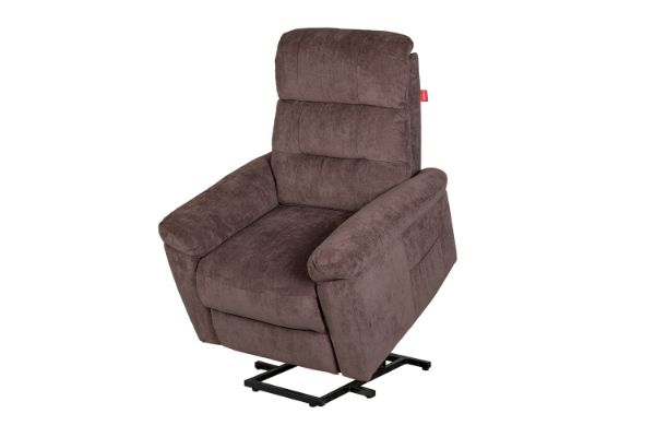 Picture of  [FLOOR MODEL CLEARANCE]MARTINA Power Lift Recliner Chair (Grayish Pink) 