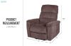 Picture of  [FLOOR MODEL CLEARANCE]MARTINA Power Lift Recliner Chair (Grayish Pink) 