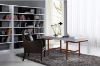 Picture of  [FLOOR MODEL CLEARANCE] ARCTIC 165 High Gloss Solid Ash Wood Office Desk with 3 Drawers