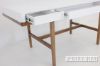 Picture of  [FLOOR MODEL CLEARANCE] ARCTIC 165 High Gloss Solid Ash Wood Office Desk with 3 Drawers