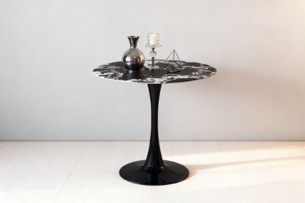 Picture of JACOB D80 Round Dining Table (Black)