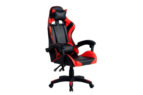 Picture of  [FLOOR MODEL CLEARANCE] STORM Ergonomic Swivel Gaming Chair with Headrest and Lumbar
