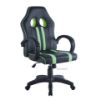 Picture of  [FLOOR MODEL CLEARANCE] HALVERSON Gaming Office Chair (Black and Green)