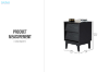 Picture of  [FLOOR MODEL CLEARANCE]  NARDI 2-Drawer Bedside Table