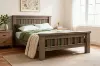 Picture of WESTMINSTER Solid Oak Bed Frame in Queen/ King / Super King Size (Walnut)
