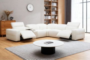 Picture of OMEGA Dual-Motor Power Recliner Sectional Modular Sofa Range with Console Hidden Cup Holders & Storage & Wireless Charging & USB Type-C Ports