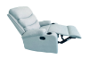 Picture of MALLIN 360° Swivel Manual Recliner Rocking Lounge Chair with Dual Cup Holders (Light Blue)
