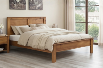 Picture of BAYARD Solid Pine Wood Bed Frame in Single/King Single/Double/Queen Size