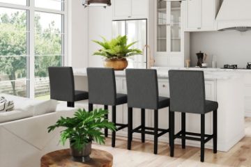 Picture of FIORA High Back Fabric Bar Chair