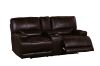 Picture of DAWSON Power Reclining Foil-Printed Fabric Sofa Range with Storage Console & Cup Holders