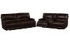Picture of DAWSON Power Reclining Foil-Printed Fabric Sofa Range - 3 Seat Recliner Sofa (3RR)