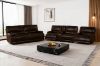 Picture of DAWSON Power Reclining Foil-Printed Fabric Sofa Range with Storage Console & Cup Holders