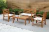 Picture of WATFORD 4PC Solid Acacia Wood Outdoor Lounge Sofa Set