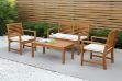 Picture of WATFORD 4PC Solid Acacia Wood Outdoor Lounge Sofa Set