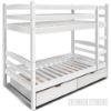 Picture of STARLET Single-Single Bunk Bed with Storage *White Color