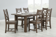 Picture of WESTMINSTER 7PC 150-200 Solid Oak Extension Dining Set (Walnut)