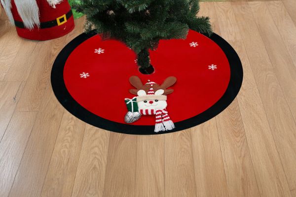 Picture of 366-001 D120 Christmas Tree Skirts Decoration